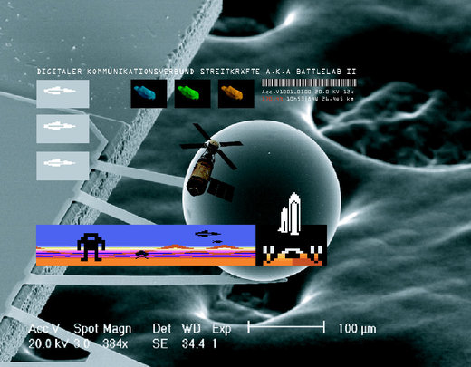 Battlelab 06 Digitaler Kommunikations Verbund Streitkr&auml;fte: Pixel Grafik