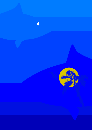 Tropics 3 Deep Blue Sea: Vektor Grafik